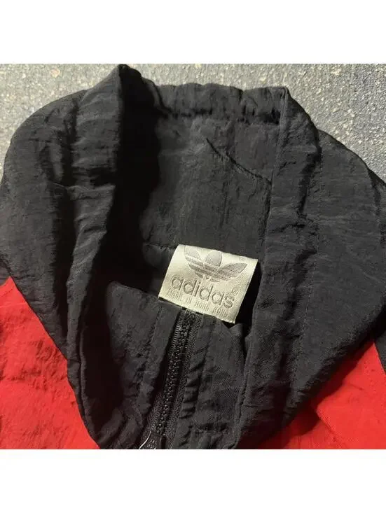 Vintage 80’s Adidas Zip Windbreaker Jacket - Picture 3 of 5